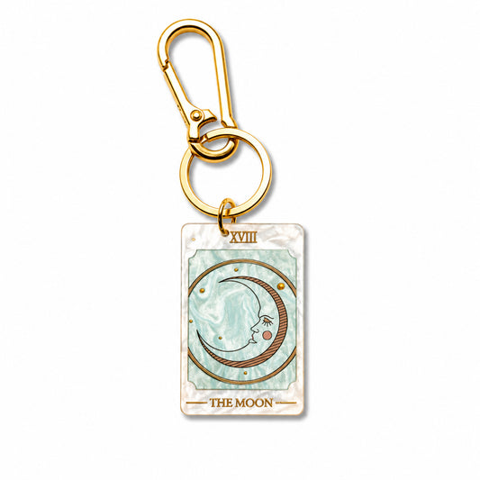 Schlüsselanhänger & Bag Charm Tarotkarte Moon