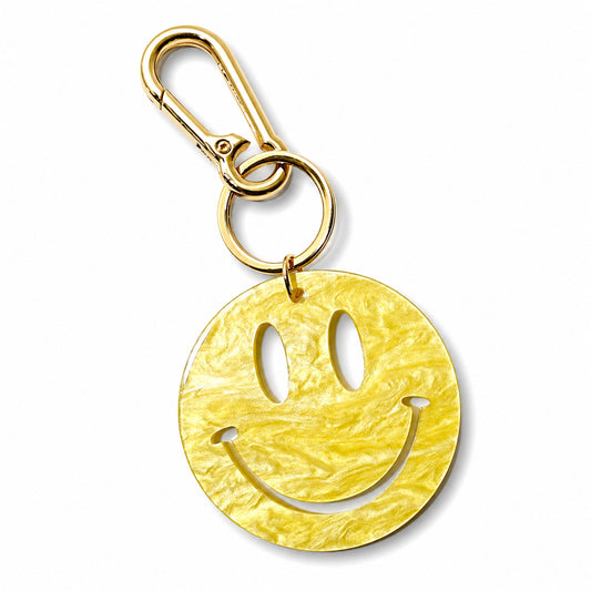 Schlüsselanhänger & Bag Charm Happy Face Xl